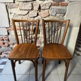 Paire de chaises bistrot Baumann
