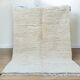 Simple white rug 250cmx150cm