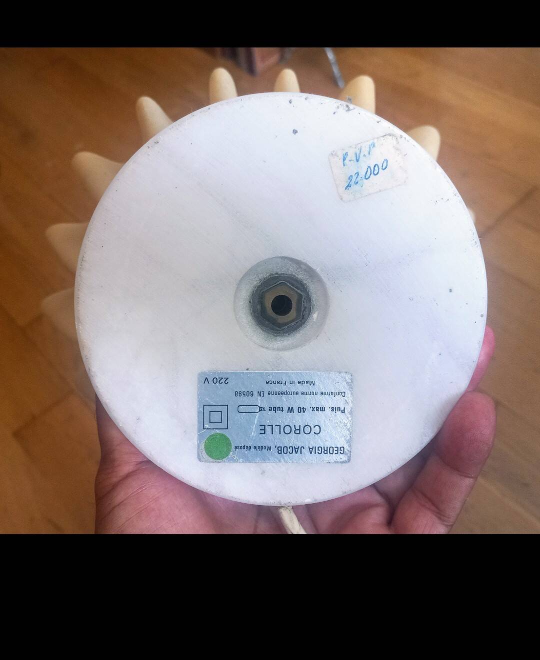 Pair Georgia Jacob table lamps