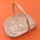 Butterfly basket centerpiece fruit / vegetable basket woven wicker