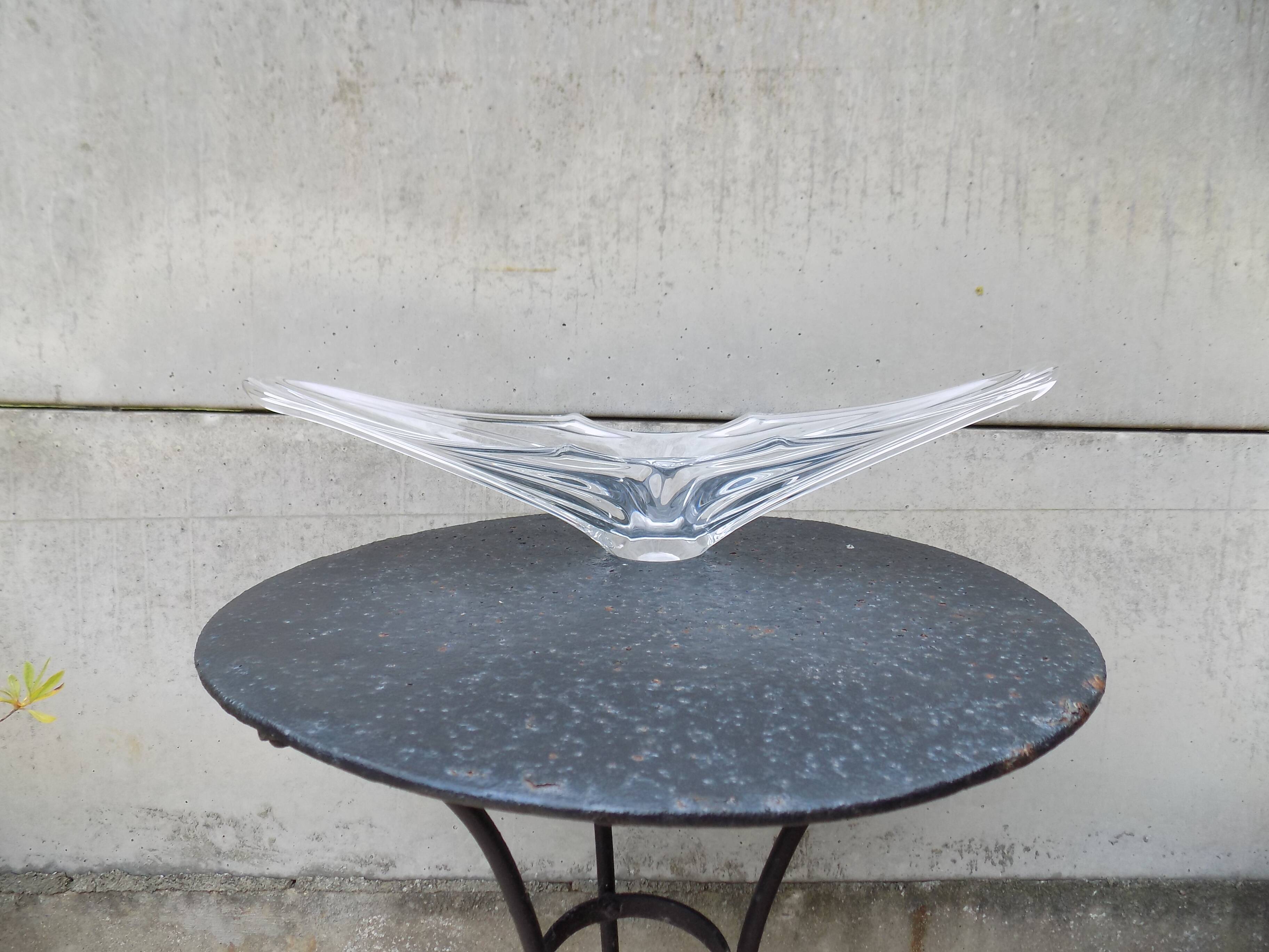 Art Vannes crystal fruit bowl