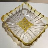 Art deco glass square salad