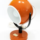 Eyeball spage age table lamp 1970's orange