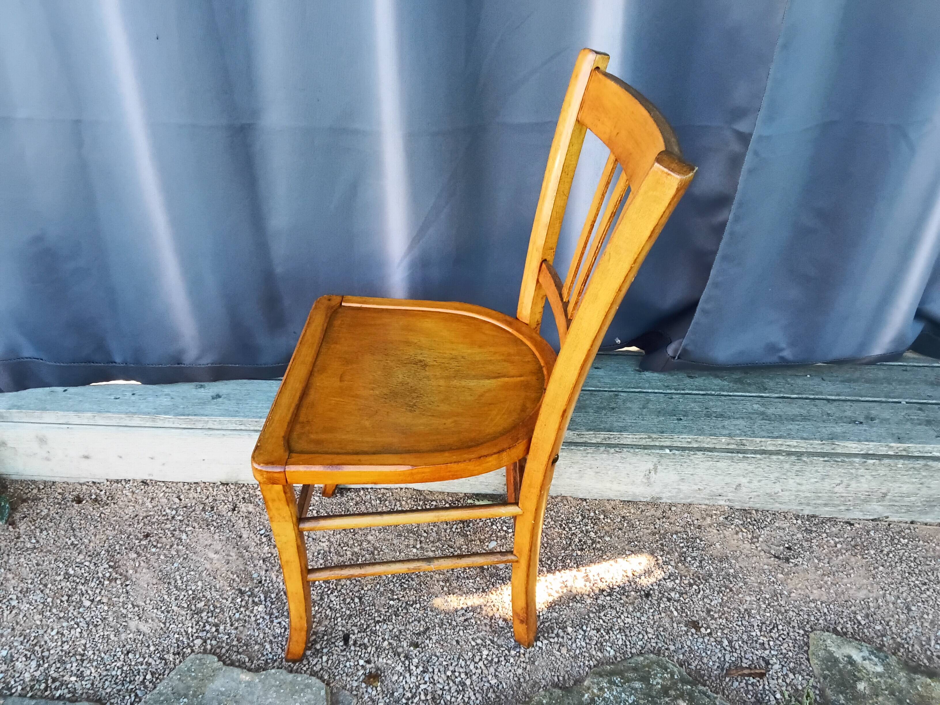 Duo of bistro chairs