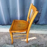 Duo of bistro chairs