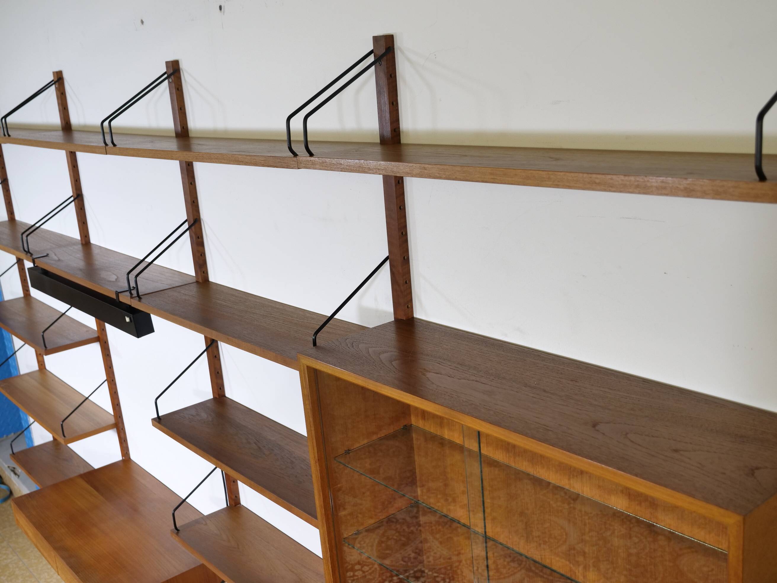 Modular Mid Century Royal Wall System in Teak by Poul Cadovius, 1960s