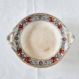 Assiette à Pied de Majolique Anglais Chine Minton