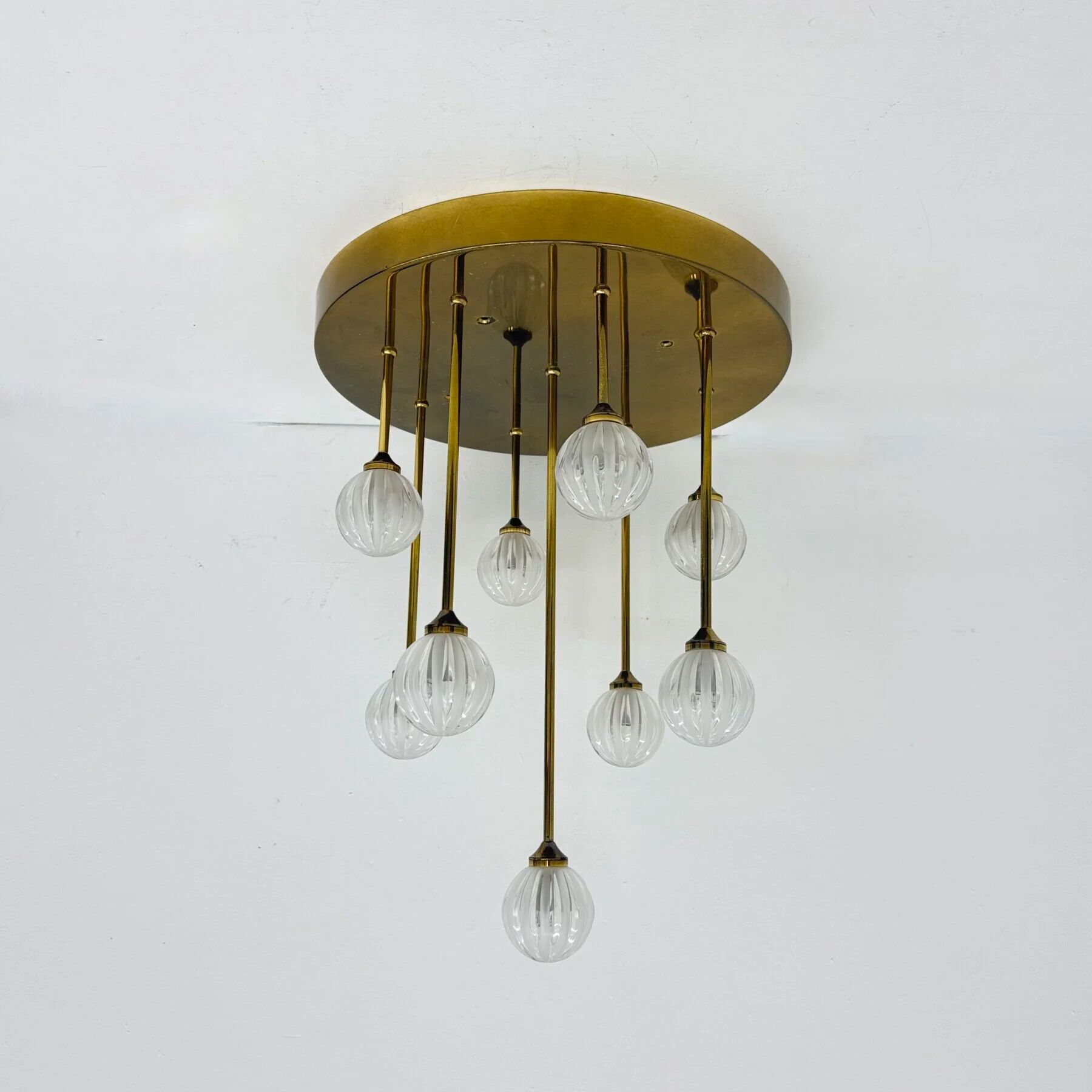Mid-century design Christoph Palme ceiling lamp, 1980s