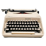 Machine à écrire Remington Monarch De Luxe crème révisée ruban neuf