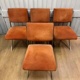 Set of 4 chairs by Paul Legeard