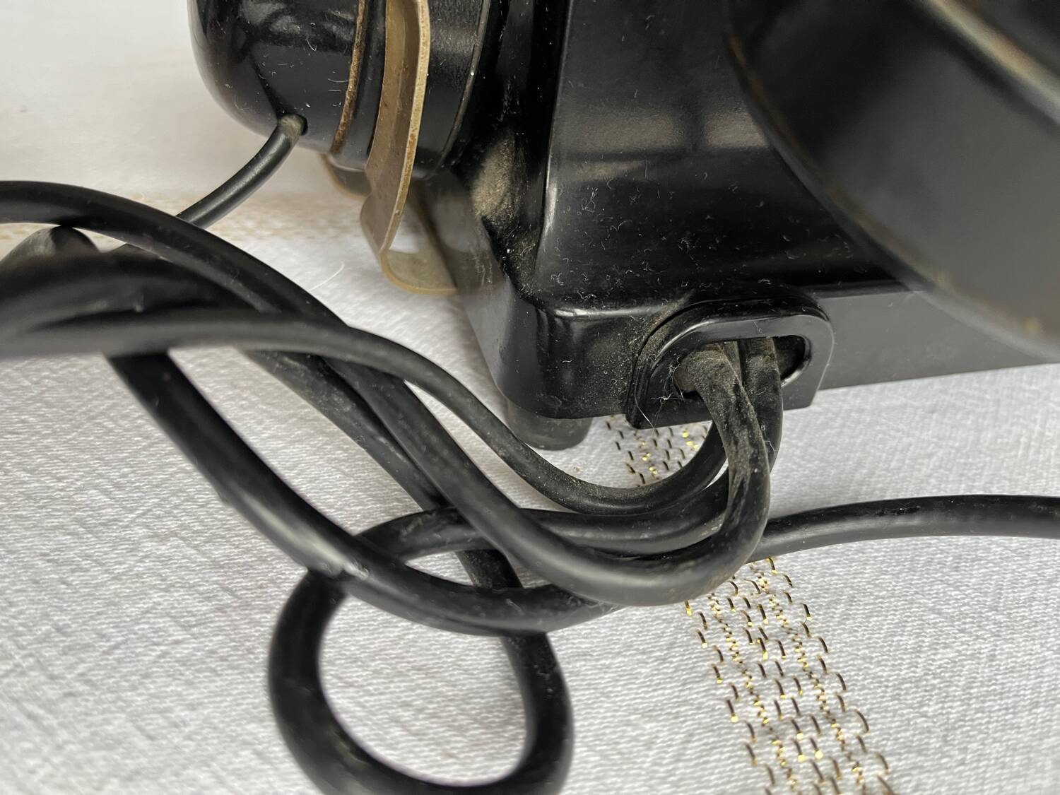 Old Bakelite telephone