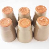 Set of 6 stoneware cups