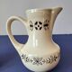 Jug and sugar bowl from Valenciennes by the Gien pottery. Vintage.