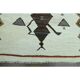 1970s Vintage Turkish Oushak Handmade Wool Cotton White Runner Rug 91x328