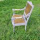 Fauteuil Louis XVI en cannage, milieu du XIXe siècle