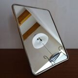 Vintage barber's mirror 23.5 cm by 17.5 cm