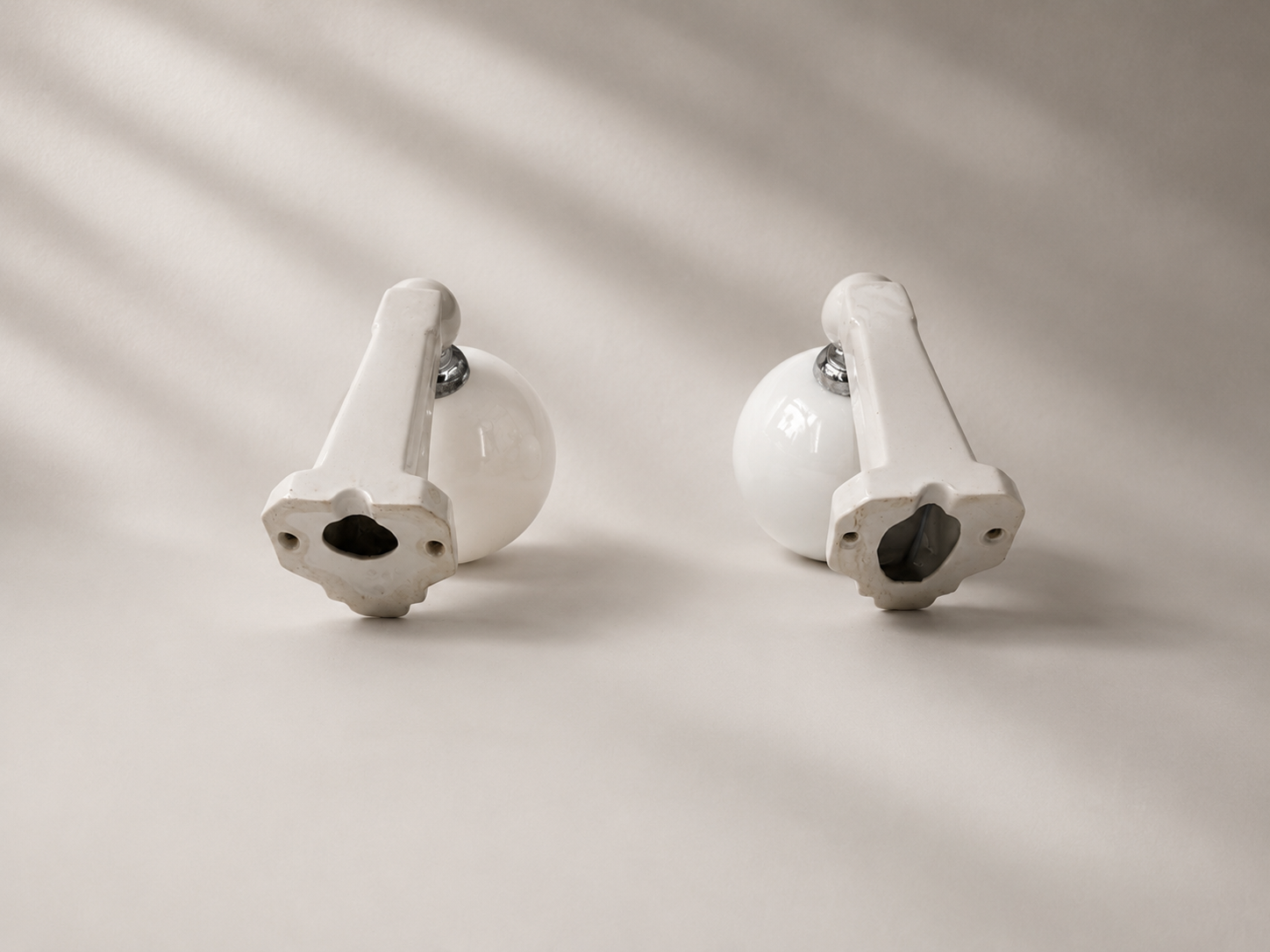 Art Deco porcelain wall lights