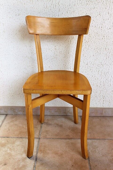 Duo de chaises bistrot années 60