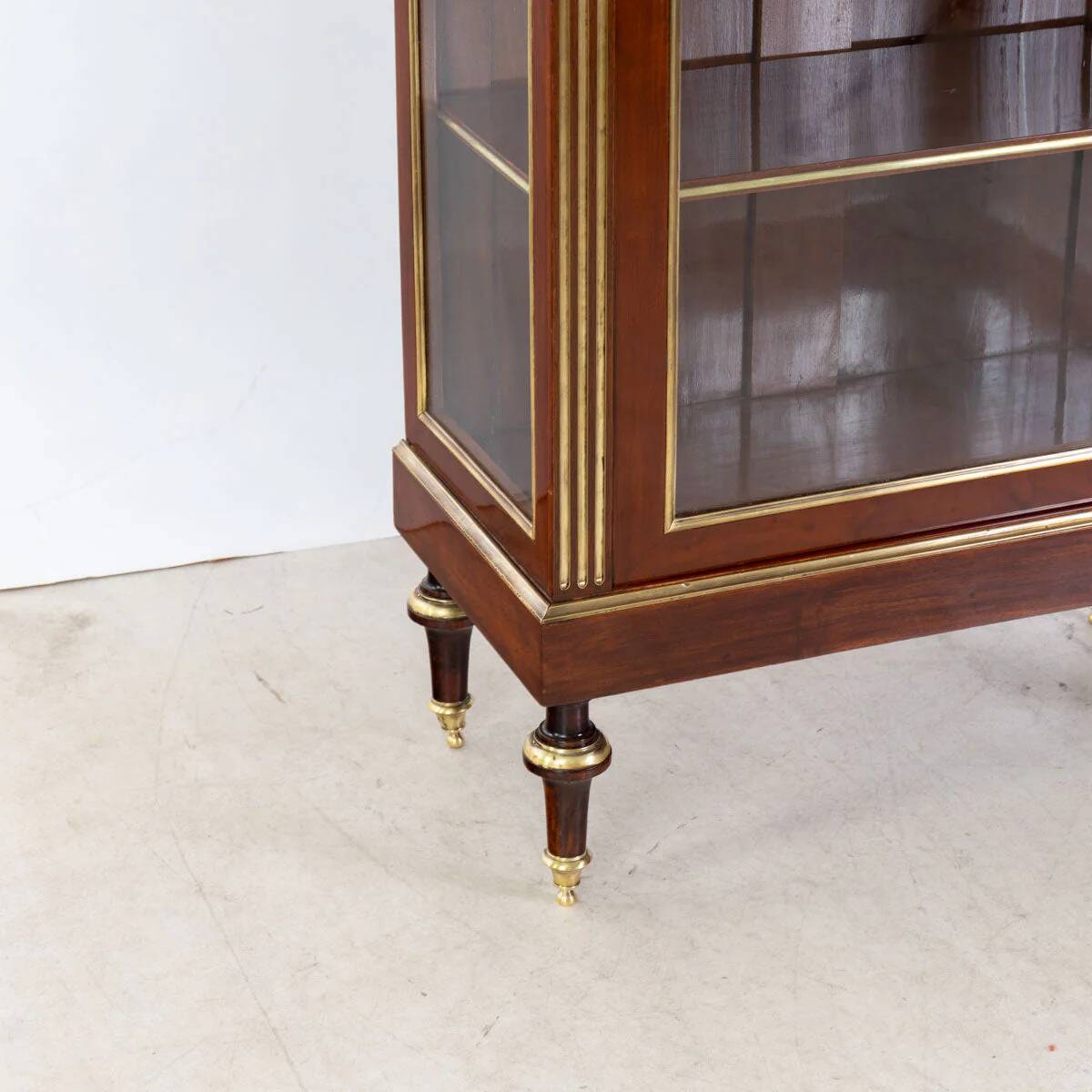 1800s Classicism Narrow Display Cabinet