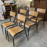 6 Mullca 510 school chairs