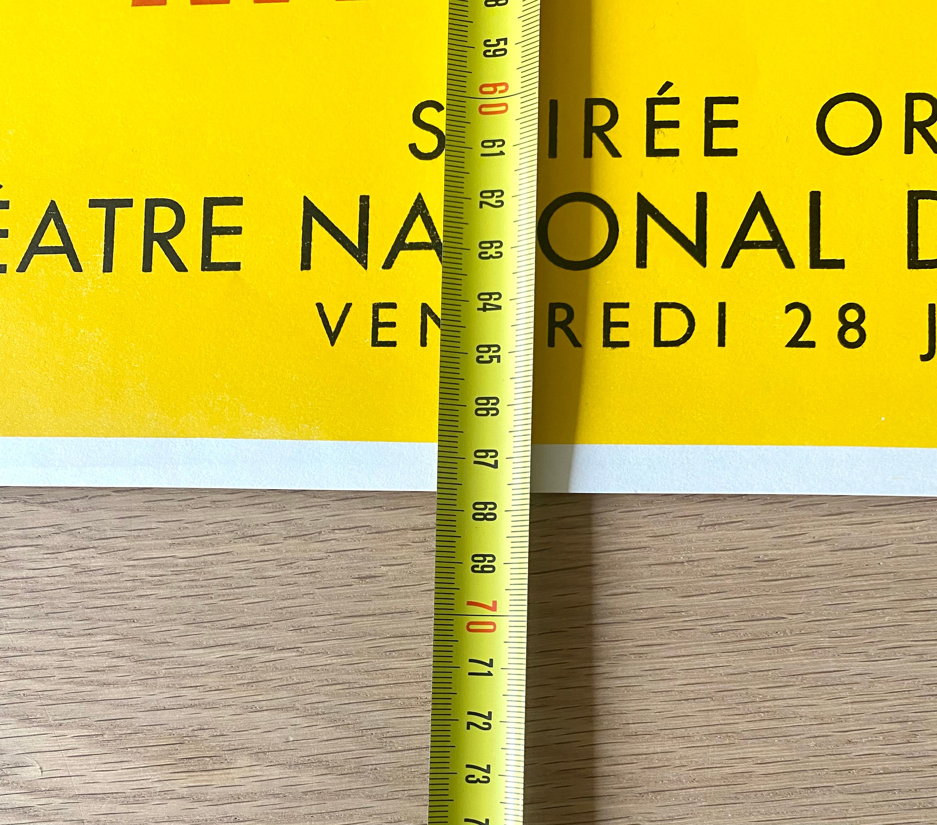 Marc Chagall - Tribute to Maiakovsky - 1963 - Original lithographic poster