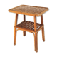 Vintage rattan side table