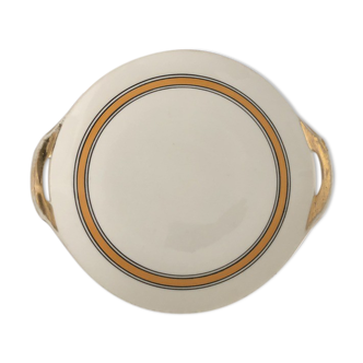 Plat en porcelaine de Limoges signé