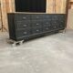 Former large craft furniture with 15 drawers