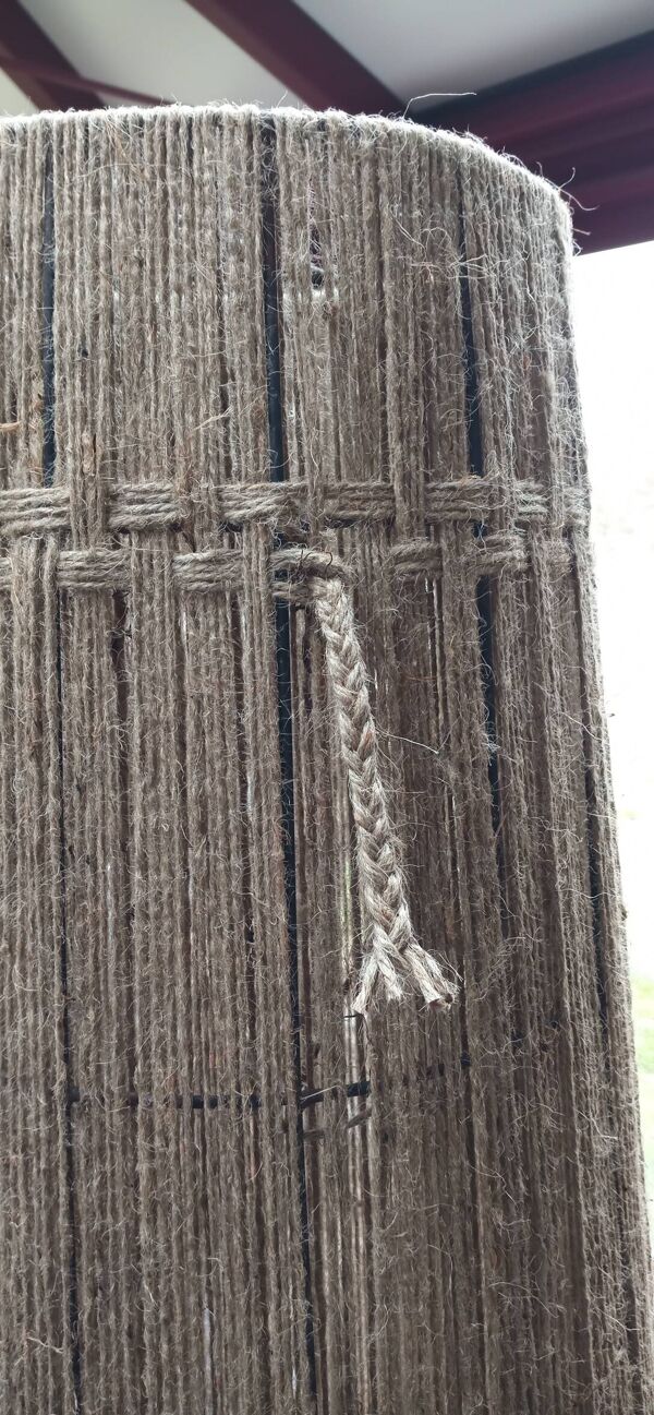 Lampe en jute 74 cm