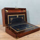 Marine writing box with secrets in rosewood period nineteenth circa 1850