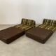 Armchairs / heater seventies checkered / British vintage pop