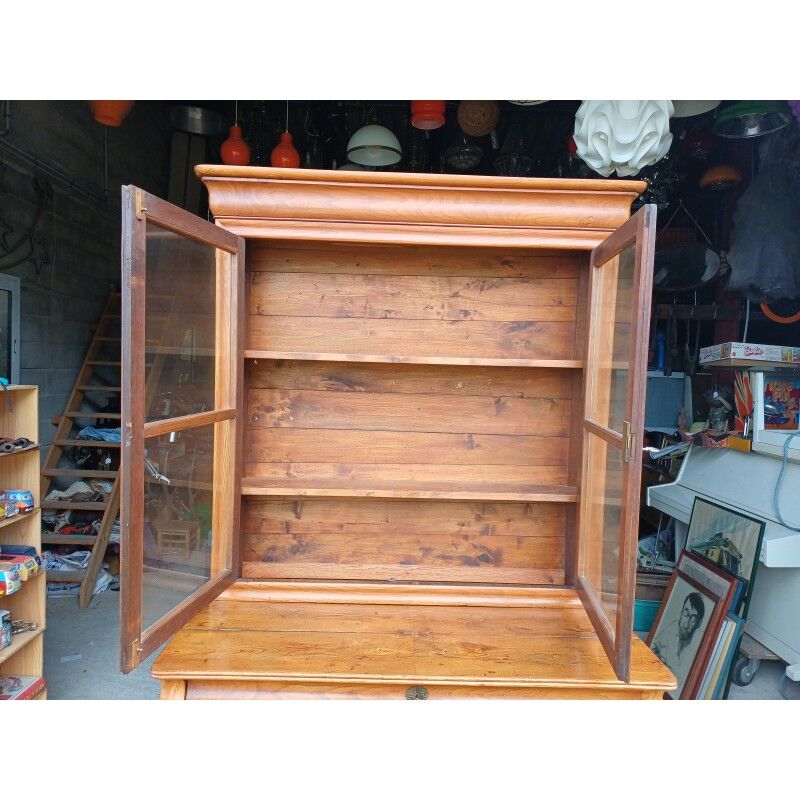 19th century glass chest of drawers