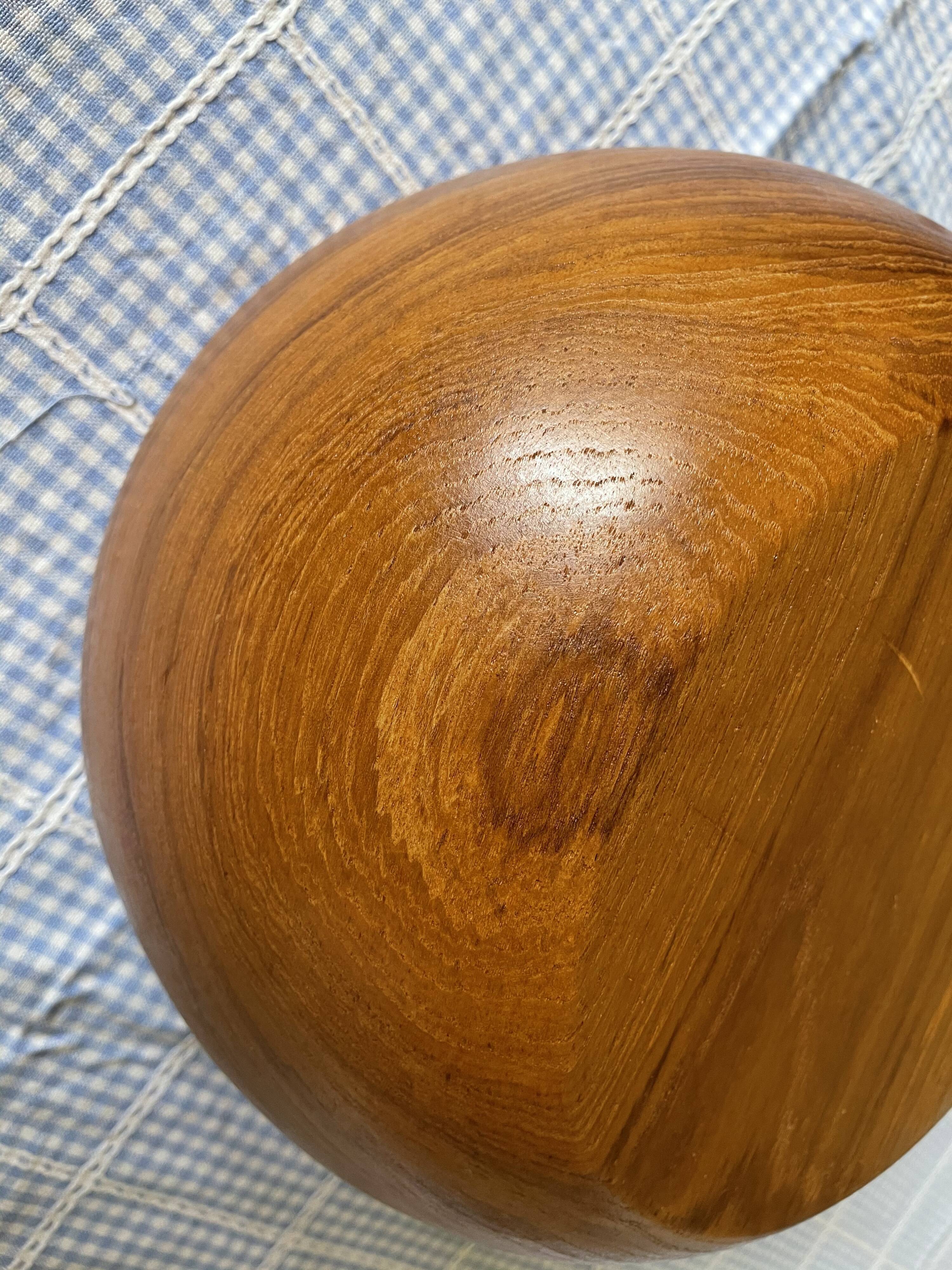 Vintage teak salad bowl