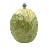 Ceramic cauliflower-shaped lamp base, Italy 1970s