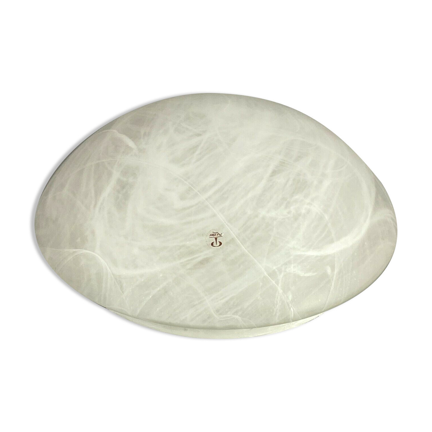 70s Peill & Putzler Plafoniere ceiling lamp glass space design lamp 70s