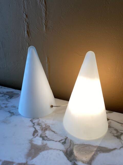 Teepee lamp pair