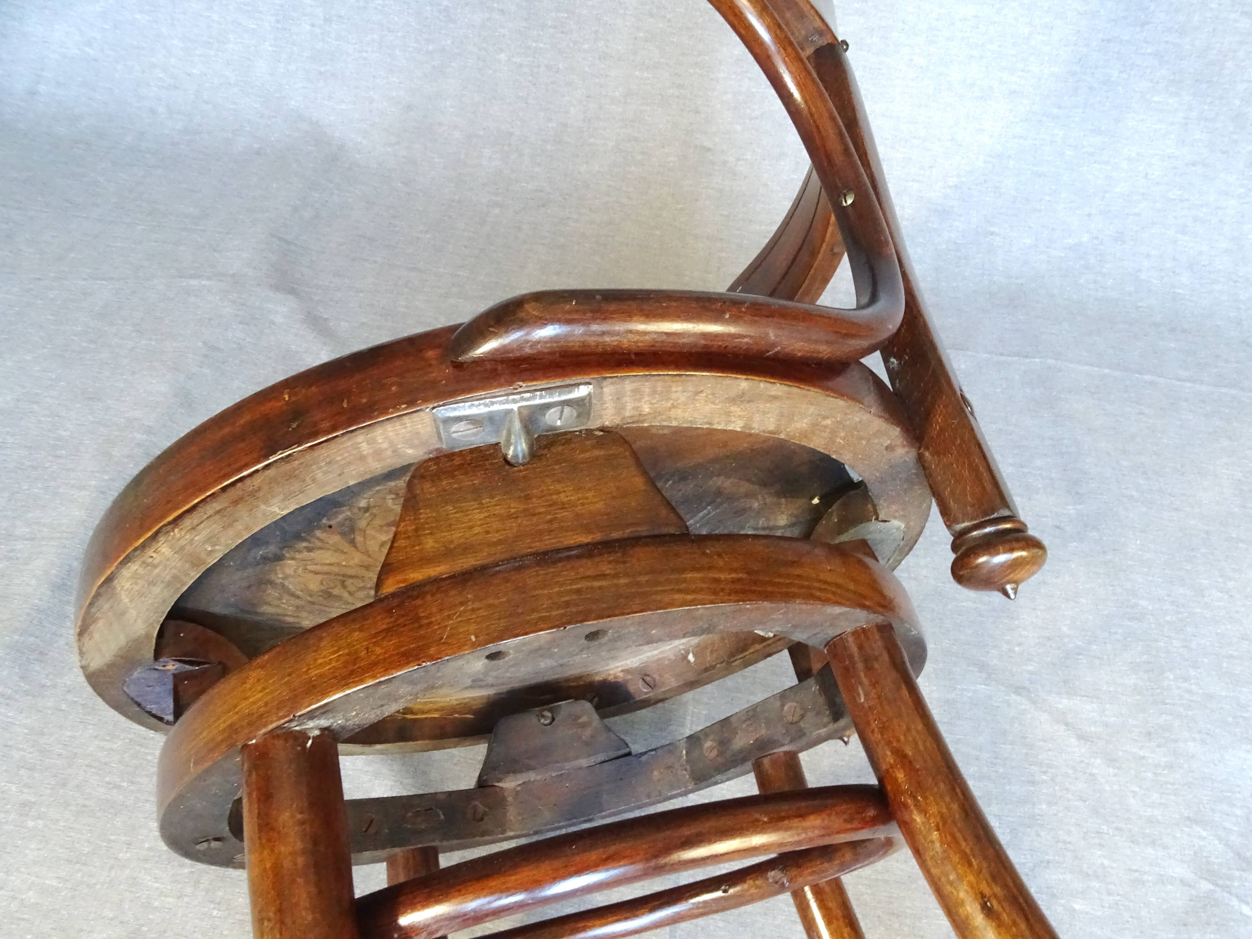 KOHN office armchair N°704/n circa 1905 -bentwood -