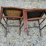 Pair of mahogany chairs 1920