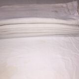 Old cotton linen tablecloth