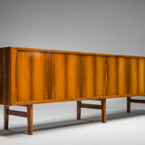 Large Rosewood Sideboard by Henning Kjaernulf for Bruno Hansen, 1950s