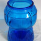 Champagne bucket vintage blue glass cork