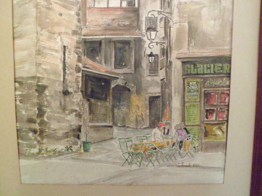 Watercolour signed Vuillermet