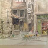 Watercolor signed Vuillermet