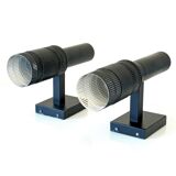 2 rare Philips black vintage wall lamps – Louis Kalff / Serge Mouille style, mid-century modern metal sconces