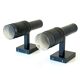 2 rare Philips black vintage wall lamps – Louis Kalff / Serge Mouille style, mid-century modern metal sconces