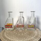 Set of 3 decanters ricard 50cl