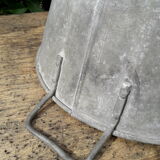 Washing basin diam41cm in zinc garden