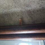 Beveled mirror in solid wood