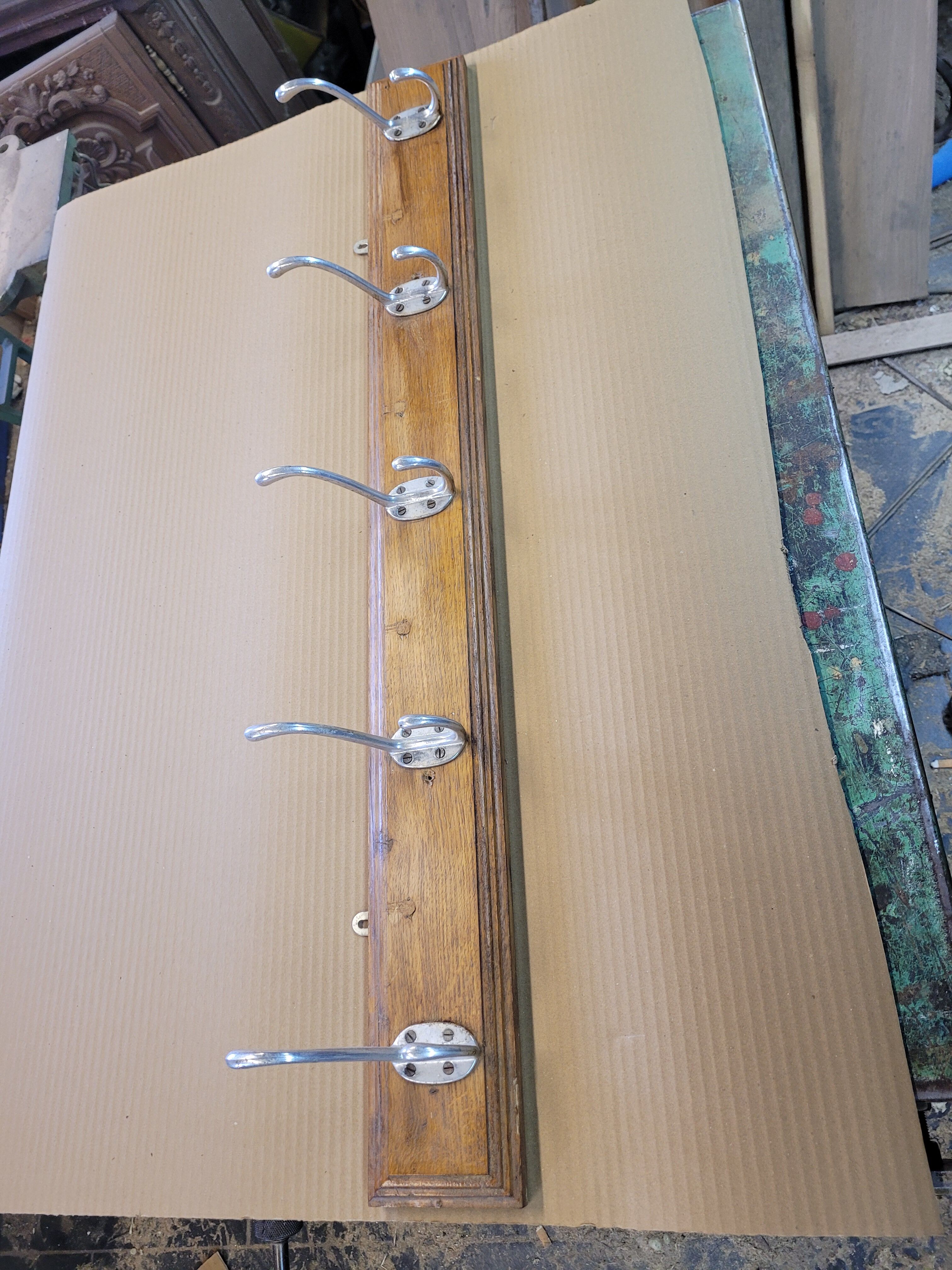 Wall coat racks with 5 hooks