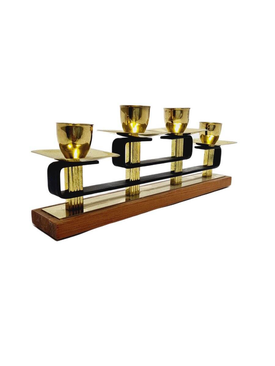 Art Deco 4-armed candleholder, Germany, 1950s